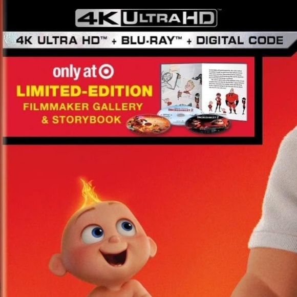 Incredibles 2 (4K/UHD) includes Filmmaker Gallery & Storybook New with tag - Picture 3 of 5
